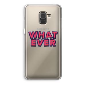 Whatever: Samsung Galaxy A8 (2018) Transparant Hoesje