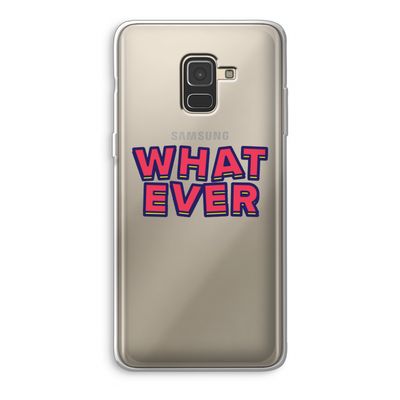 Whatever: Samsung Galaxy A8 (2018) Transparant Hoesje