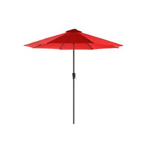 Ø 270 cm opvouwbare parasol zonder standaard, Rood