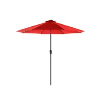 Ø 270 cm opvouwbare parasol zonder standaard, Rood