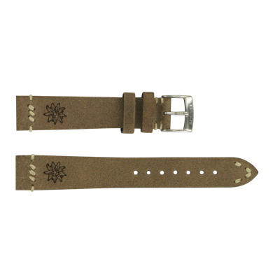 Horlogeband Tissot T600038292 Leder Bruin 16mm