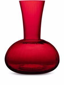 Dolce & Gabbana vase cannelé en verre de Murano (25 cm) - Rouge