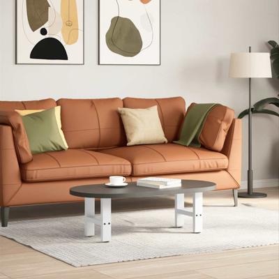 Salontafelpoten 2 st 30x(30-31) cm staal wit