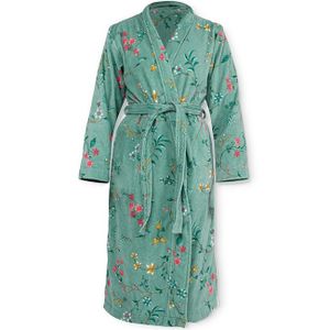 Pip Studio Badjas Les Fleurs Groen-Maat: XL