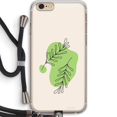 Beleaf in you: iPhone 6 PLUS / 6S PLUS Transparant Hoesje met koord
