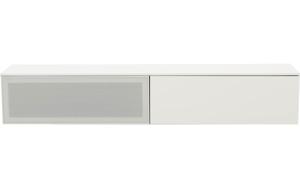 Goossens Excellent Tv Meubel Monza Easy, Mz052 = hangelement 1 gaasklep vsl, 1 lade vsr
