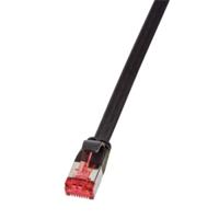 LogiLink CF2033S RJ45 Netwerkkabel, patchkabel CAT 6 U/FTP 1.00 m Zwart Vergulde steekcontacten 1 stuk(s)