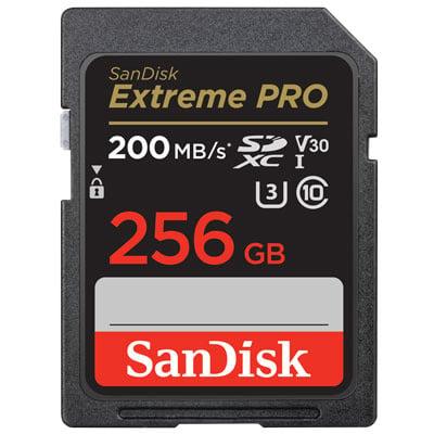 SanDisk SanDisk Extreme Pro 256GB SDHC Memory Card UHS-I
