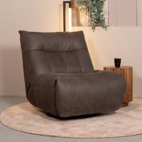 LABEL51 Fauteuil Powernap Station - Antraciet - Micro Suede - One Size