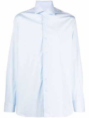 Barba chemise à manches longues - Bleu