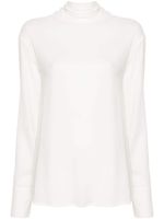 Fabiana Filippi blouse à col roulé - Blanc