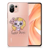 Silicone Back Case Xiaomi Mi 11 Lite | 11 Lite 5G NE Boho Skull - thumbnail