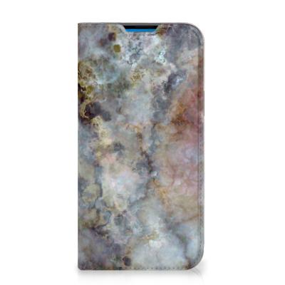 iPhone 14 Pro Max | Standcase | Marmer Grijs