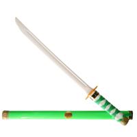 Zwaard voor een Ninja - verkleed speelgoed - 60 cm - kunststof - groen - kind/adults - wapens Zwaard voor een Ninja - verkleed speelgoed - 60 cm - kunststof - groen - kind/adults - wapens
