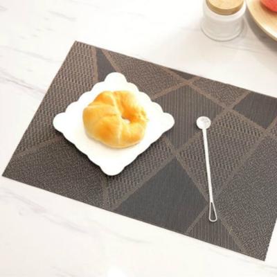 6PCS creatieve milieuvriendelijke eenvoudige tabel matten koffie kopje pad grootte: 30x45cm (bruin)