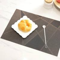 6PCS creatieve milieuvriendelijke eenvoudige tabel matten koffie kopje pad grootte: 30x45cm (bruin)