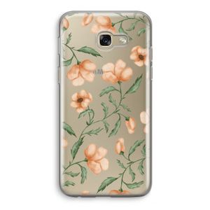 Peachy flowers: Samsung Galaxy A5 (2017) Transparant Hoesje