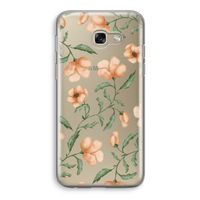 Peachy flowers: Samsung Galaxy A5 (2017) Transparant Hoesje
