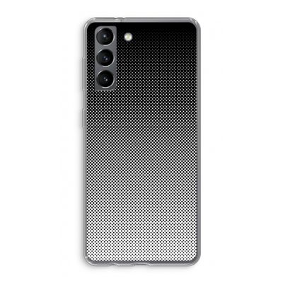Musketon Halftone: Samsung Galaxy S21 Transparant Hoesje