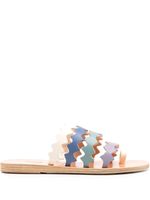 Ancient Greek Sandals sandales Niki Onda en cuir - Bleu - thumbnail