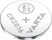 Varta CR2016 knoopcelbatterij 3V - thumbnail