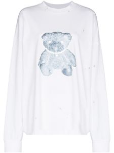 We11done t-shirt Teddy Bear - Blanc