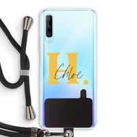Amber Script: Huawei P Smart Pro Transparant Hoesje met koord