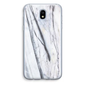 Gestreepte marmer: Samsung Galaxy J5 (2017) Transparant Hoesje