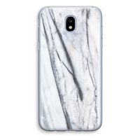 Gestreepte marmer: Samsung Galaxy J5 (2017) Transparant Hoesje