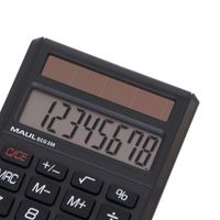 MAUL ECO 250 calculator Pocket Basisrekenmachine Zwart - thumbnail