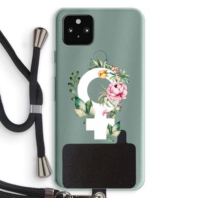 Venus: Pixel 5a 5G Transparant Hoesje met koord