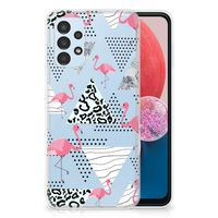 Samsung Galaxy A13 4G TPU Hoesje Flamingo Triangle - thumbnail