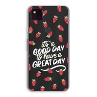 Don't forget to have a great day: Google Pixel 4a 5G Transparant Hoesje