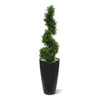 Buxus spiraal deluxe kunstboom 100cm - UV bestendig - thumbnail