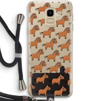 Pony: Samsung Galaxy J6 (2018) Transparant Hoesje met koord