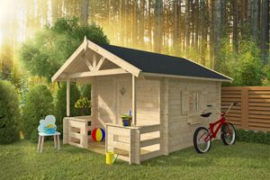 Speelhuisje Marii 235x310 cm- - Hout- Tuindeco