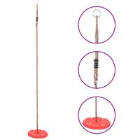 VidaXL Schotelschommel 200 cm rood