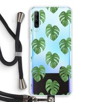 Monstera leaves: Huawei P Smart Pro Transparant Hoesje met koord