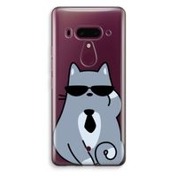 Cool cat: HTC U12+ Transparant Hoesje