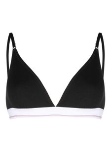 Alexander Wang brassière à logo en jacquard - Noir