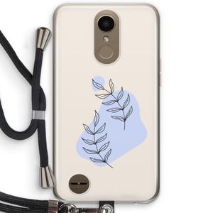 Leaf me if you can: LG K10 (2017) Transparant Hoesje met koord