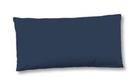 HIP Kussensloop "uni dessin" - Blauw - (40x80 cm) - Katoen Satijn