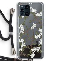 Blossoming spring: Oppo Find X3 Pro Transparant Hoesje met koord