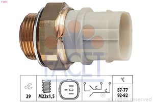 Temperatuurschakelaar, radiateurventilator 75651