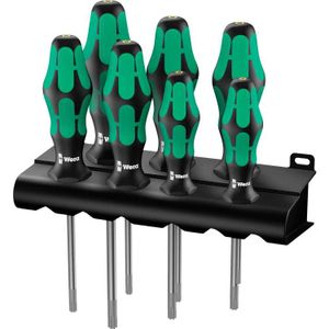 Wera 367/7 TORX HF-schroevendraaierset Kraftform Plus + Rek schroevendraaier 7-delig