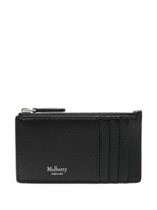 Mulberry porte-cartes continental zippé - Noir