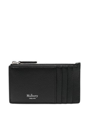Mulberry porte-cartes continental zippé - Noir