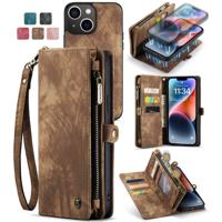 Caseme iPhone 13 Mini hoesje - Vintage 2 in 1 portemonnee - Bruin Caseme iPhone 13 Mini hoesje - Vintage 2 in 1 portemonnee - Bruin