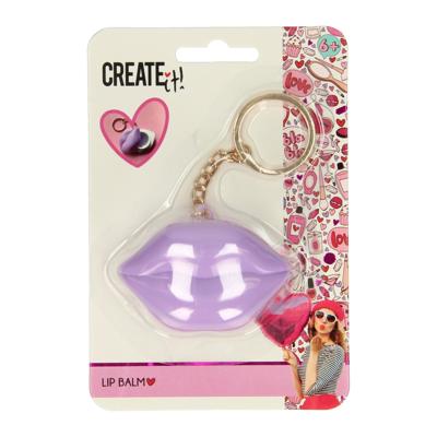 Create It! hart lippenbalsem sleutelhanger