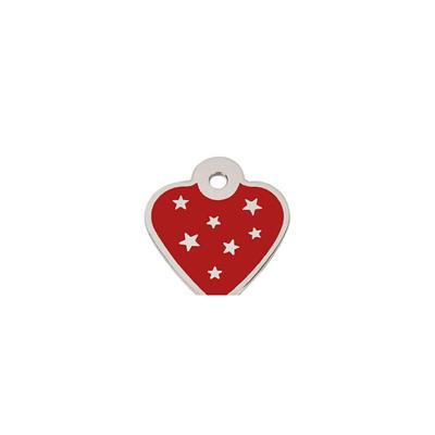 Naamplaatje voor halsband Imarc PetScribe Passion Rood Zilver